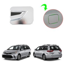Abs Chrome 1 Pcs Fuel Oil Gas Tank Cover For Toyota Sienna 2013-2020 Abs Chrome 1 Pcs Fuel Oil Gas Tank Cover For Toyota Sienna 2013-2020