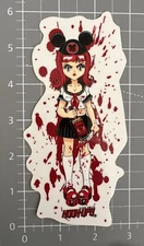 Hook Ups Sticker Rare Killer Blood Schoolgirl
