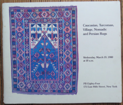 Sotheby s PB Eighty-four auction catalog.Oriental rugs. sale 746. Mar 19, 1980