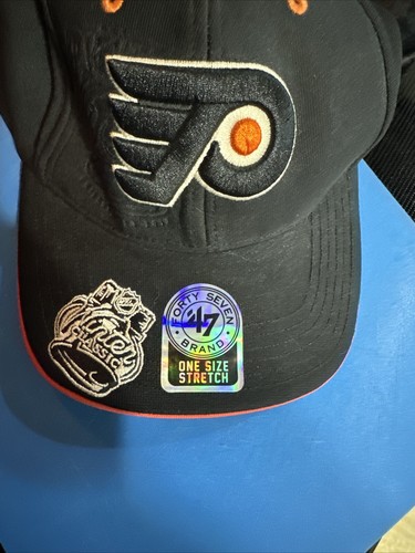 Philadelphia Flyers 2012 Winter Classic '47 Brand Stretch Hat Men's NWT - Picture 4 of 11