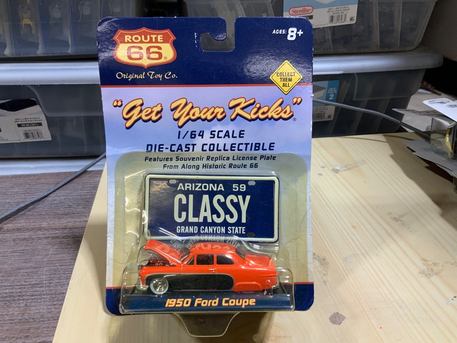 ROUTE 66 1950 FORD COUPE ORANGE