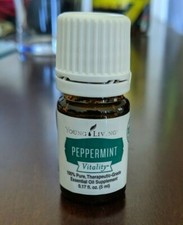 Young Living PEPPERMINT Vitality Essential Oil - 5ml - NEW - FREE SHIPPING