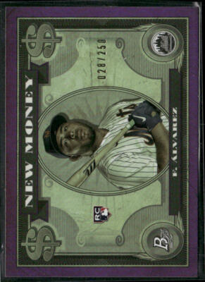 2023 Bowman Platinum #NM-2 Francisco Álvarez New Money Purple #/250