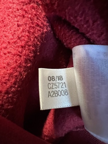 Adidas Hoodie Adicolor Trefoil full zip | Ladies | Burgundy | Large - Picture 4 of 5