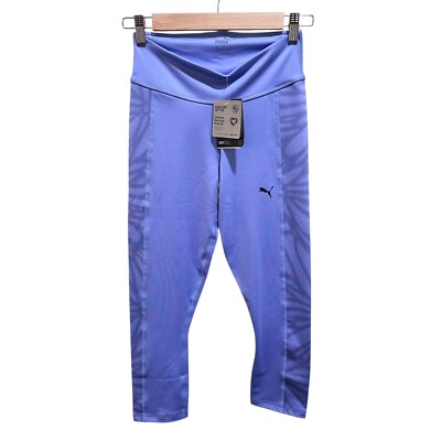 #ad Puma Womens Size XS Elektro Purple Favorite High Waist 3 4 Athletic Leggings NWT $7.49