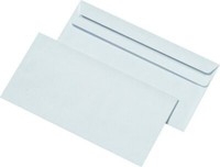 Mailmedia BriefumschläGe Din Lang Ohne Fenster Weiß 1000 St. 75G Selbstklebend