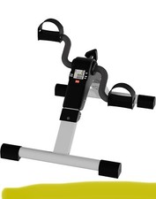 Foldable Under Desk Stationary Exercise Bike. Arm Or Leg Foot Pedal Exerciser