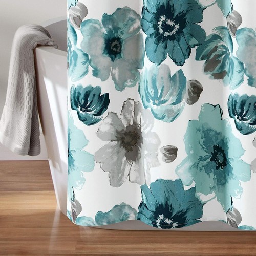 Bath Shower Curtain-Bathroom Flower Floral Large Blooms Fabric Print Design - Picture 27 of 45