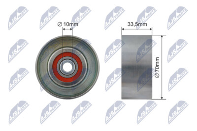 NTY RNK-TY-043 Spannrolle, Keilrippenriemen für LEXUS,LOTUS,TOYOTA