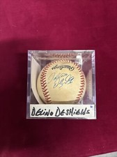 DELINO DESHIELDS ORIOLES/REDS/DODGERS SIGNED AUTO A.L. BASEBALL  JSA Ap2 BB #