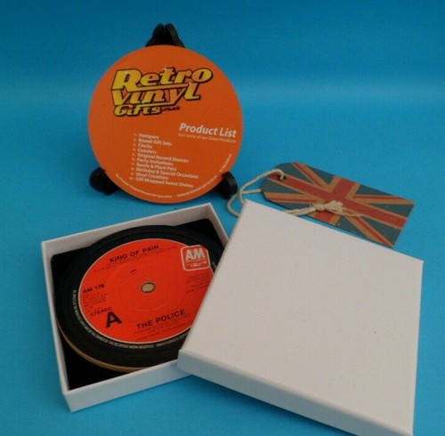Pop / Hard Rock DRINKS COASTERS - Upcycled SINGLES Original Vinyl Record List 1 - Picture 661 of 993