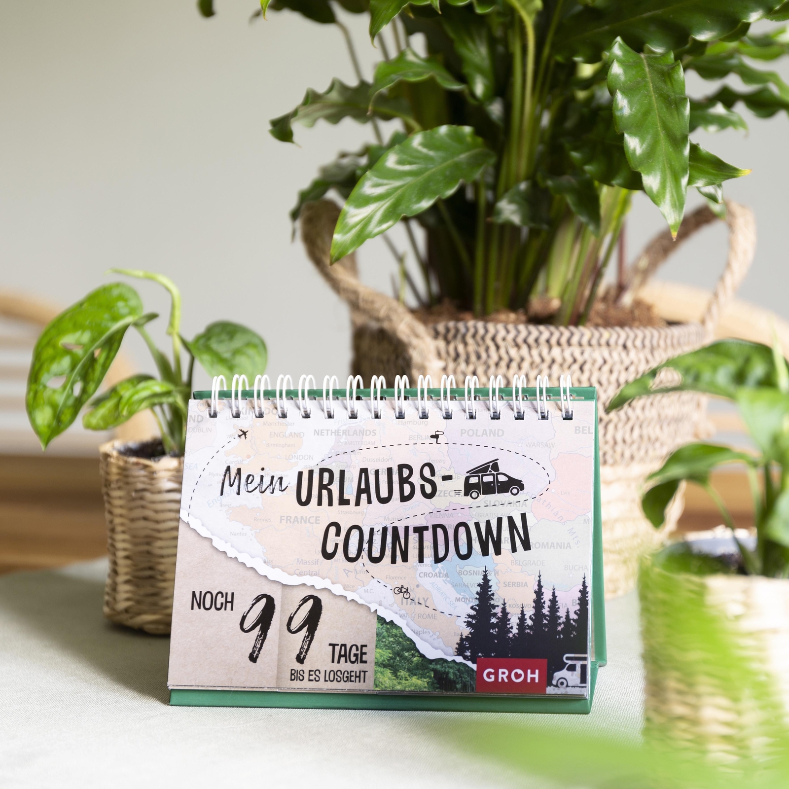 Thumbnail - Mein Urlaubscountdown (landkarte), Groh Verlag