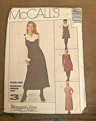 McCall's 7233 90s Holiday Dresses: Ruffle blouse, Maxi /Knee length Button  up FF | eBay
