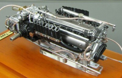 Super Rare CMC Auto Union Type C 16-Cylinder V-Engine Model