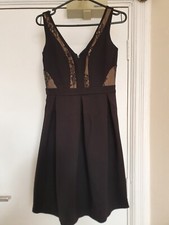 Little Black Dress Lace Size 8 Elegant Party Sleeveless See Description Untold