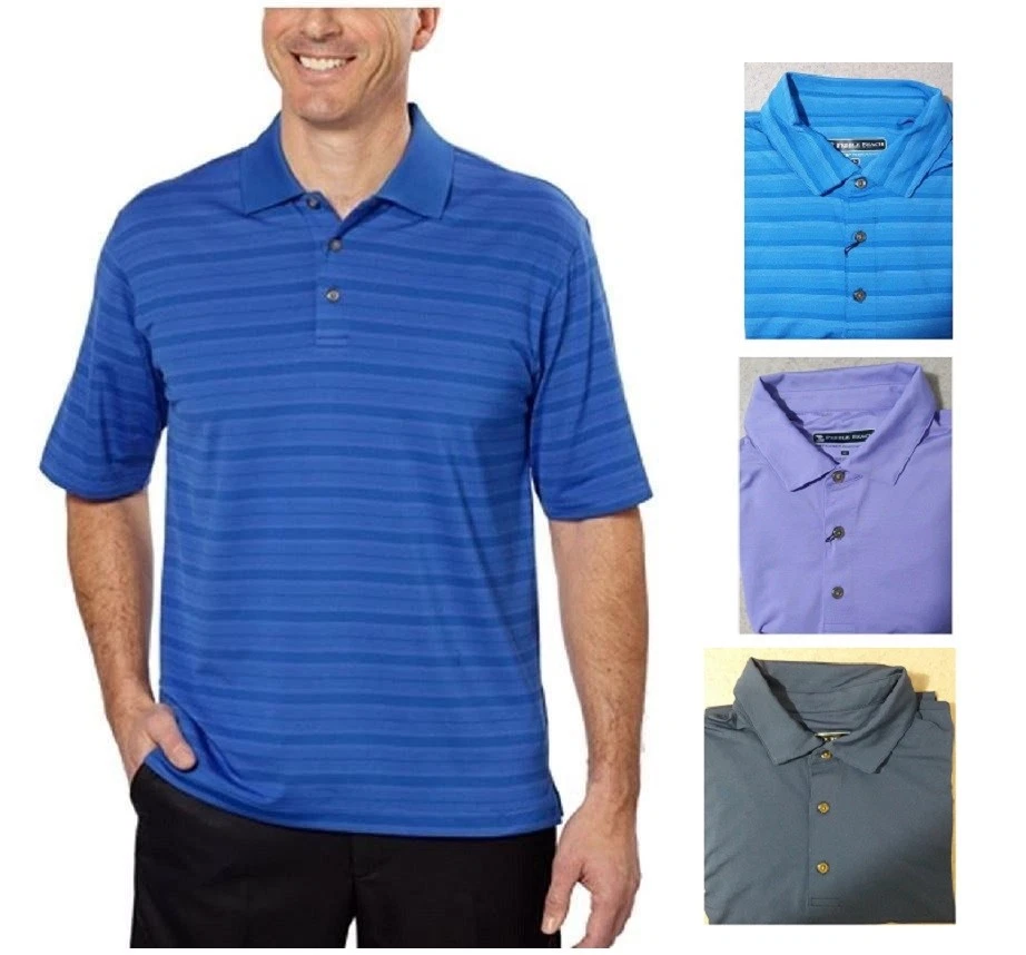 Pebble Beach Men's Dry-Luxe Performance Golf Polo Shirt
Opens in a new window or tab