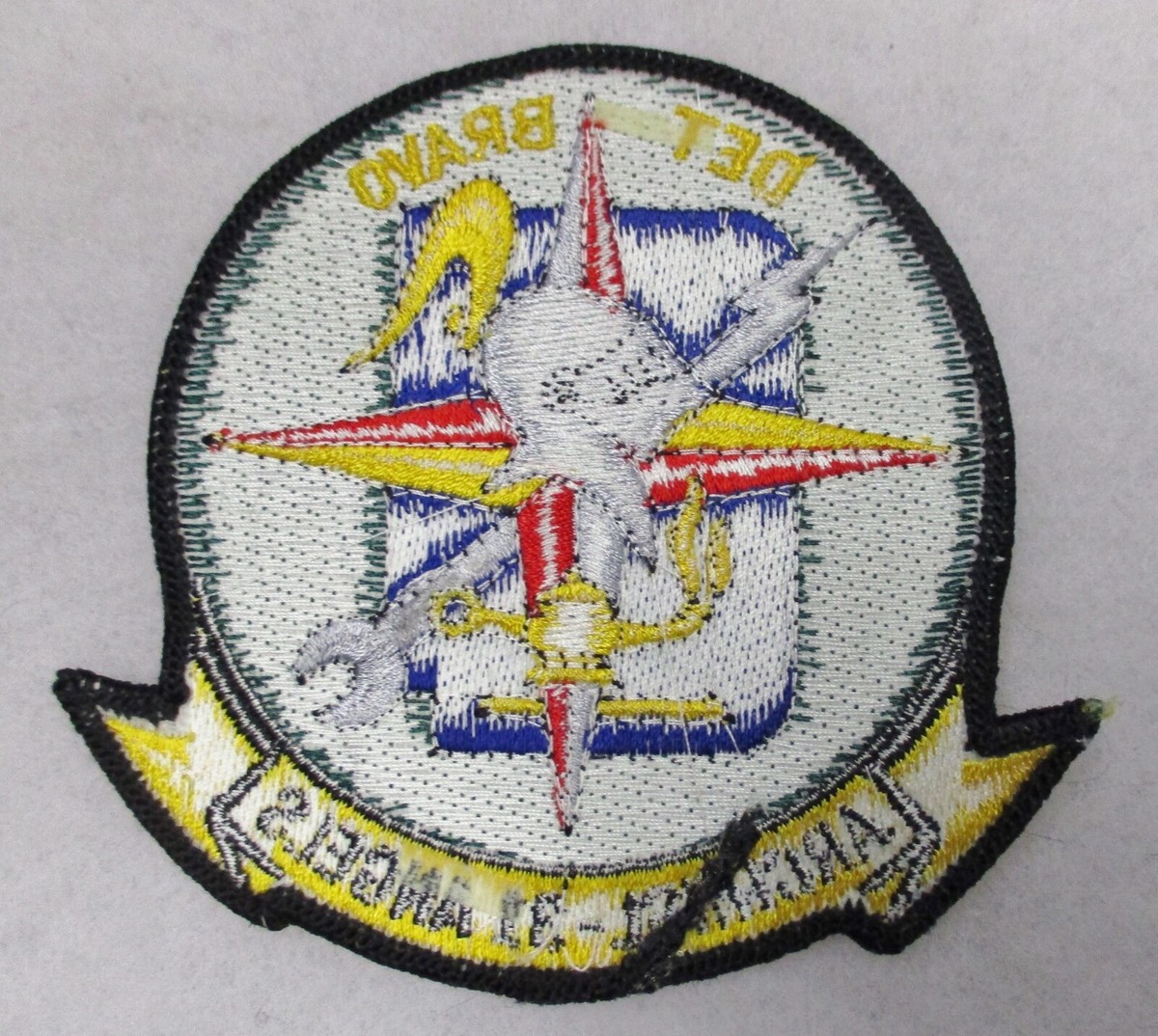 US NAVY HSL-31 HELICOPTER ANTI SUBMARINE SQUADRON Det BRAVO PATCH