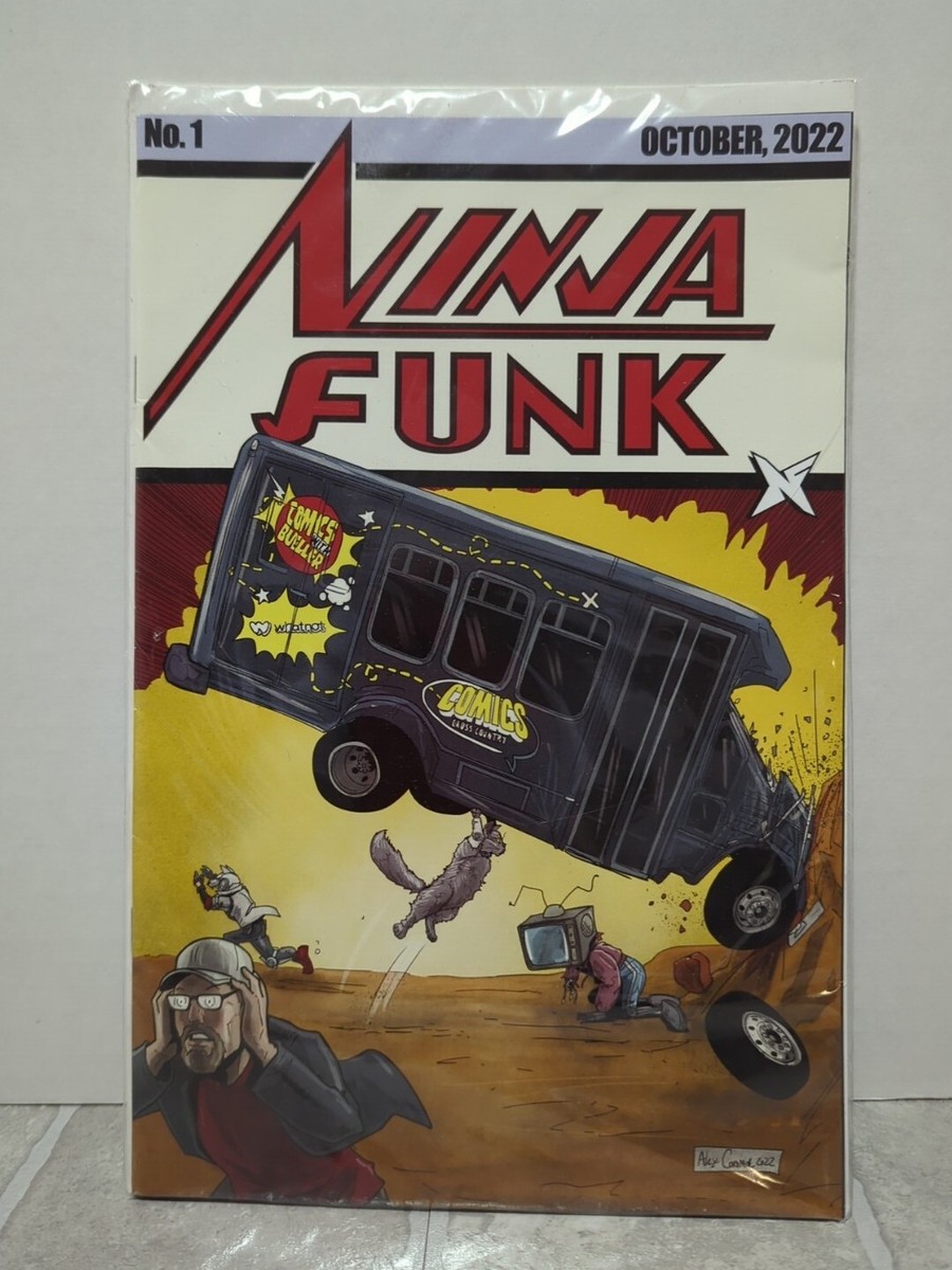 Ninja Funk #1 Comics With Bueller Metal Variant LIMITED RUN