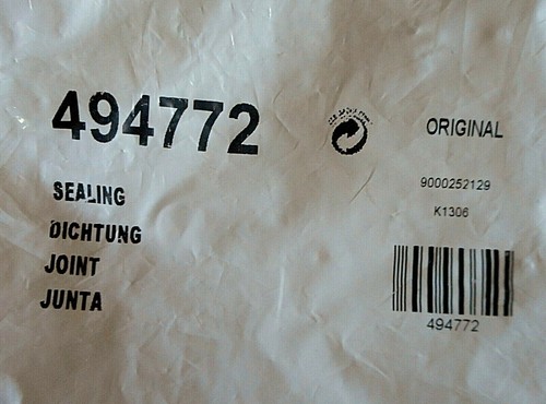 BOSCH DW DOOR SEAL GASKET, PT #00494772 494772, PRE-OWNED - Picture 8 of 9