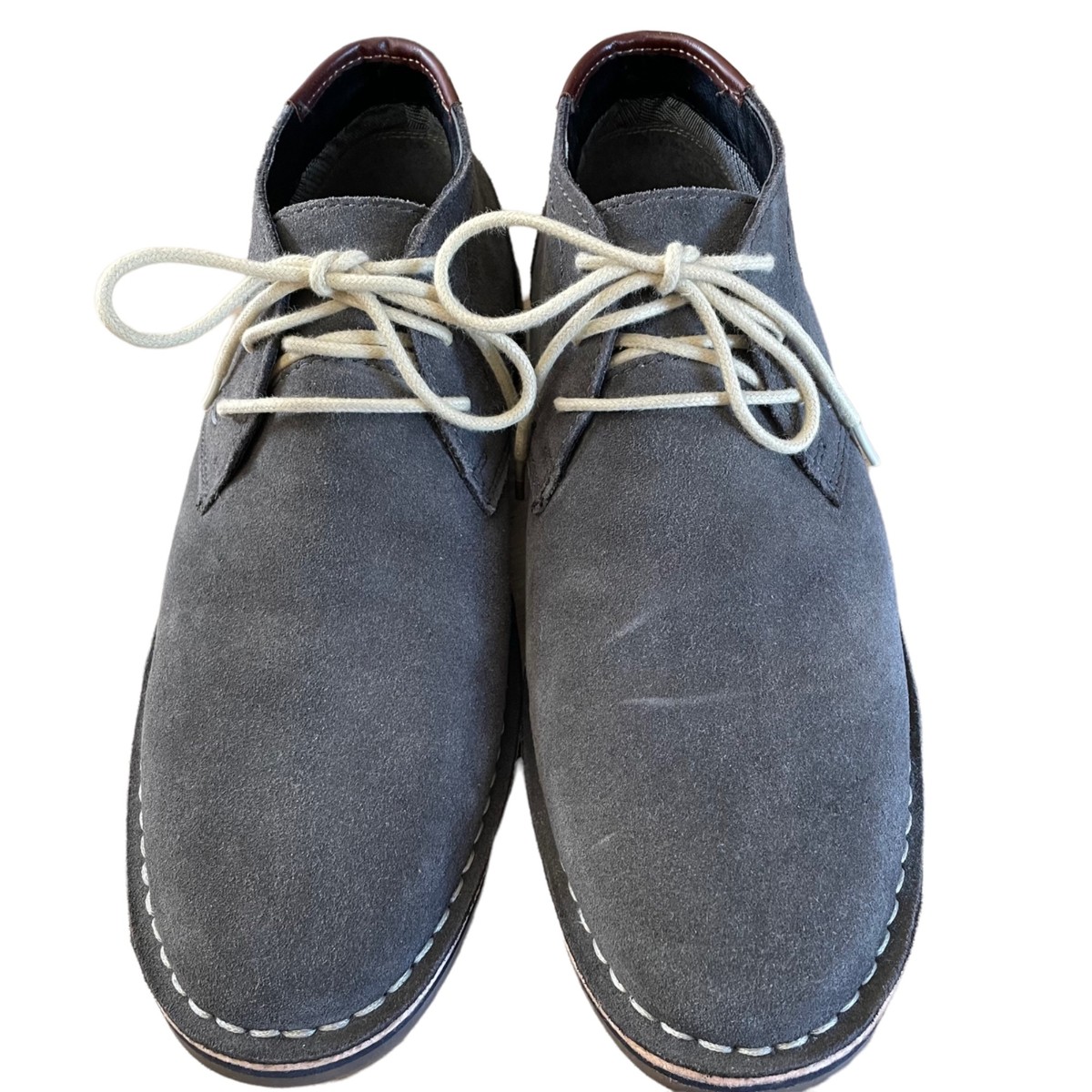 Kenneth Cole Reaction Gray Suede Chukka Boot Size 10 | eBay display picture 1