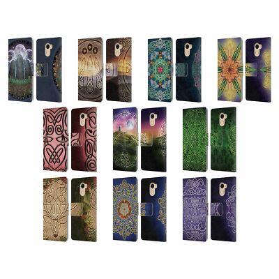 BRIGID ASHWOOD CELTIC WISDOM 3 LEATHER BOOK WALLET CASE FOR WILEYFOX & ESSENTIAL