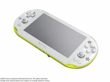 USED PS Playstation vita Wi-Fi model LIME GREEN WHITE PCH-2000 ZA13 only console