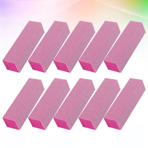 10 Pcs boutiques Éponge Nail Tampon Professionnel Lime À Ongles Bloc Nail Bloc De Ponçage