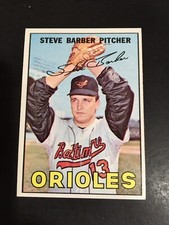 1967 TOPPS STEVE BARBER, #82, NM (Free Shipping On Any 3!)