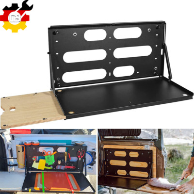 Dropdown Heckklappe Tisch Aufbewahrung Frachtregal für 07-23 Jeep Wrangler JK JL