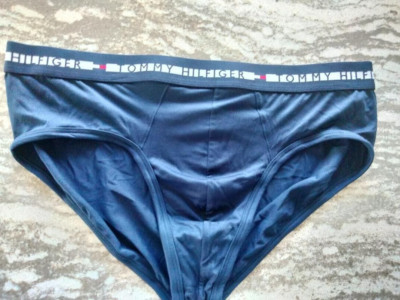 Tommy Hilfiger Men's Hip Brief Underwear Xlarge Navy Blue MINT FREE SHIPPING!