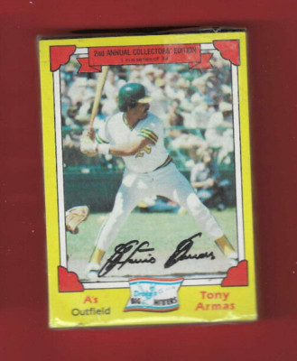 Topps Drake 1982 Baseball - Cello Pack 28 Karten Beutel Vintage