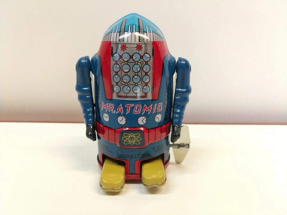 Cragstan (MS632) "Mr. Atomic" Robot mécanique en tôle - Photo 2/4