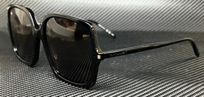 SAINT LAURENT SL 591 001 Black Women's Large 57 mm Sunglasses | eBay