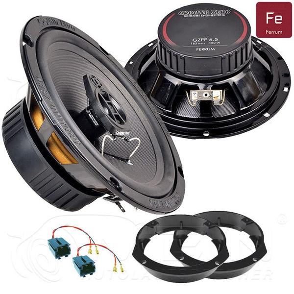 Ground Zero Lautsprecher FüR Citroen C3 Picasso Ab 2009 Heck Hinten 120W #B0F8-image