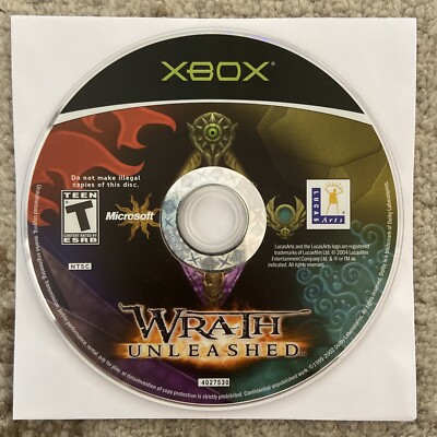   Wrath Unleashed (OG Xbox, 2004) Mint Disc Only! See Description