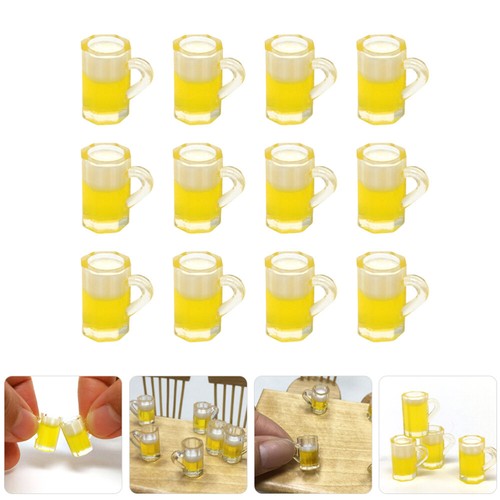 12 Pcs Mini-Bierkrug Mini- -Foto-Requisiten Dekorative Miniaturbecher