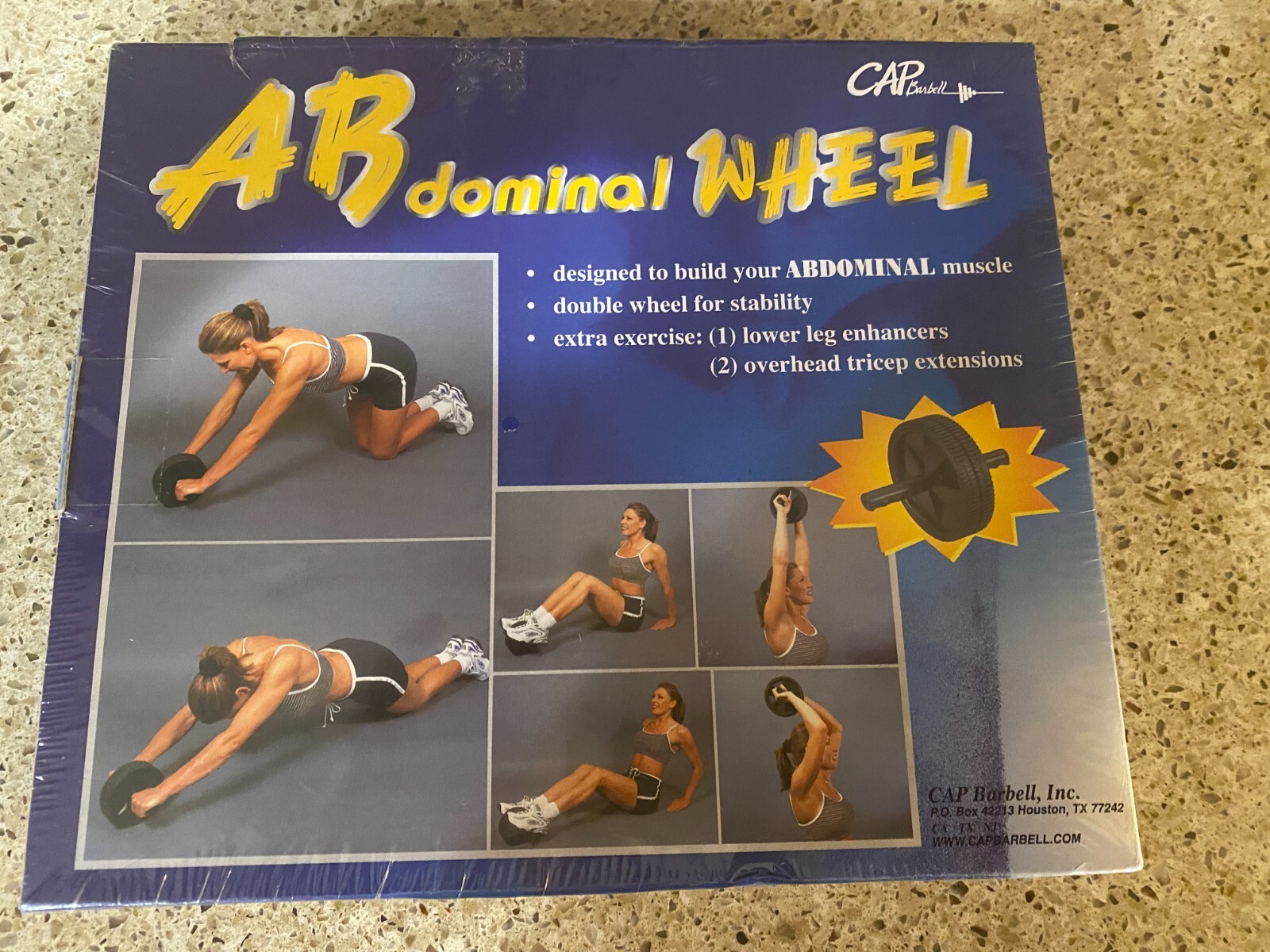 Abdominal Exercise Wheel CAP Barbell Gym Home Fitness AB Dominal Exercise Wheel