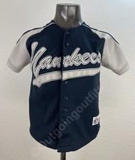 Vintage Majestic MLB New York Yankees 2 Derek Jeter Boy's Jersey Size 8
