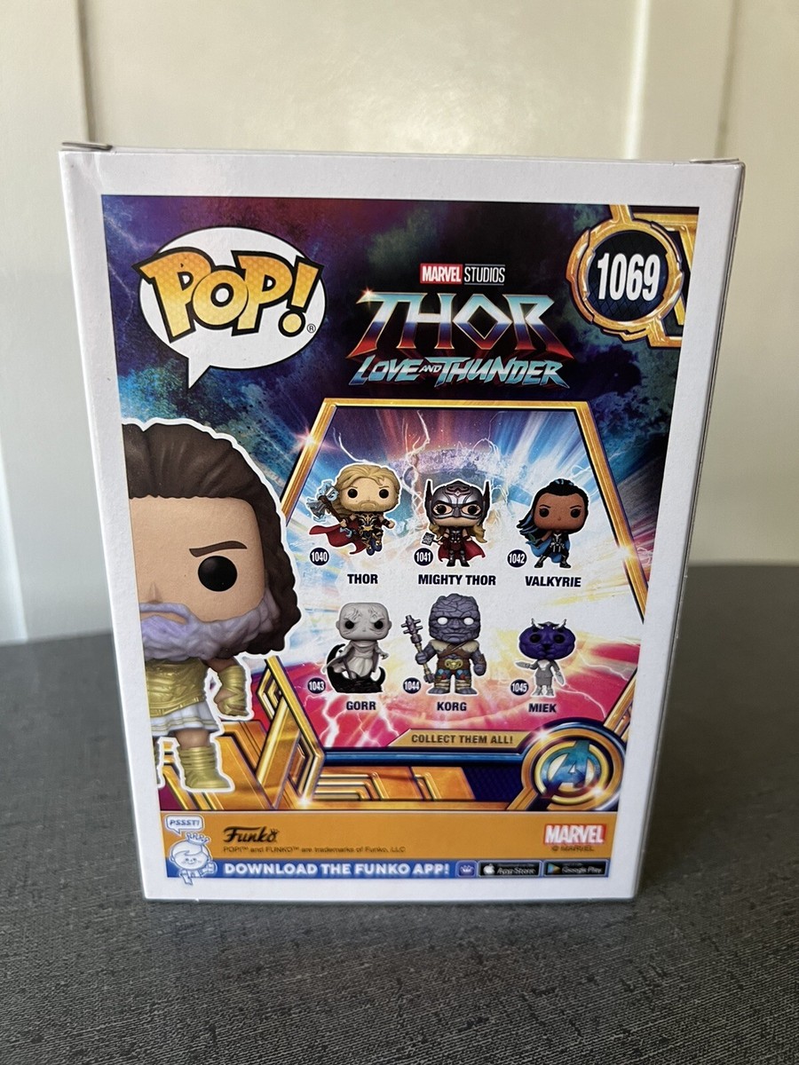 Figurine Pop! Marvel Thor: Love And Thunder - Zeus - 10 Cm - Neuf En Boîte Funko