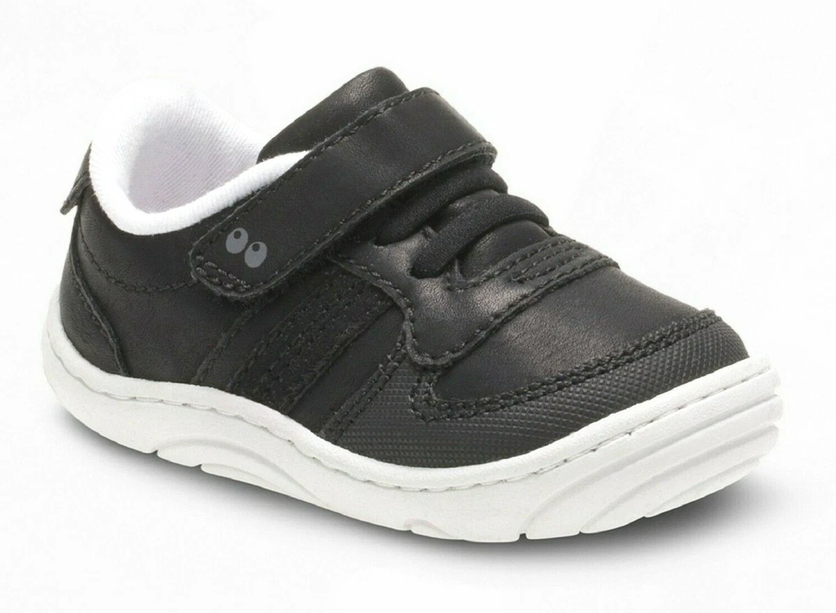 Stride rite black best sale sneakers