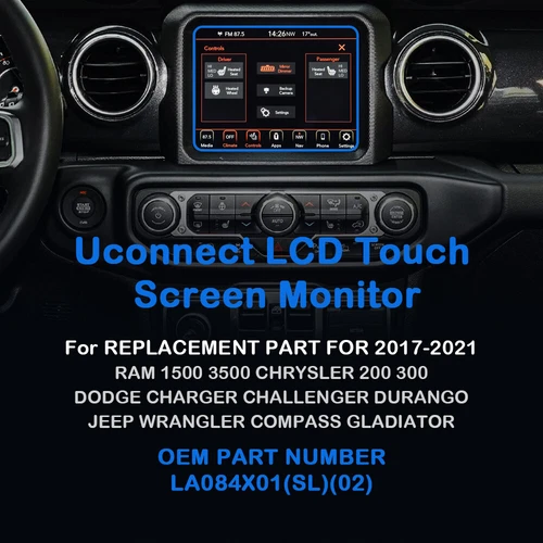 LA084X01-SL02 LA084X01-SL03 17-21 8.4" Uconnect 4C UAQ Radio Pantalla Táctil LCD - Imagen 4 de 12