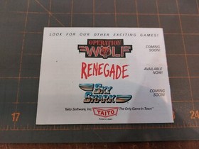 Nintendo NES Manual Only Bubble Bobble NES-B2-USA