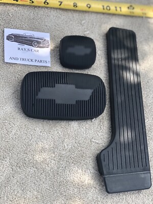 59 TO 64 IMPALA , BEL AIR , BISCAYNE EL CAMINO REPLACEMENT PEDAL SET WITH BOWTIE