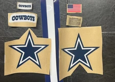 Dallas Cowboys Football Helmet Decals  Full Size High Quality SCHUTT  20m