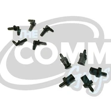 REPLACEMENT BLACK ELBOW & QUICK DISCONNECT CONNECTORS FOR ACOUSTIC TUBE EARPIECE
