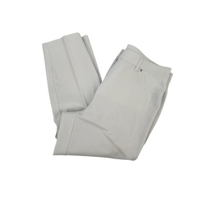 Chicos So Slimming Crop Pants White Stretch 5 Pocket Trousers Size 1.5 L