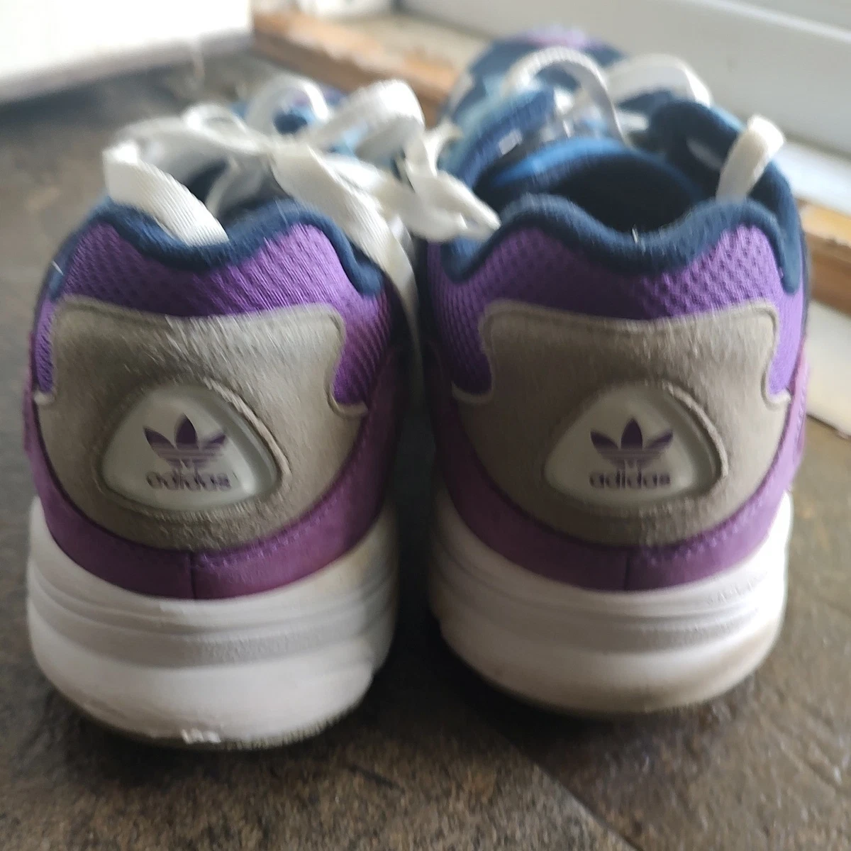 adidas Yung 96 mens Navy, Blue & Purple Athletic Sneakers. Size 8 Adidas Yung-96 Torsion Navy Sneakers Men 7 | Mercari main image 3