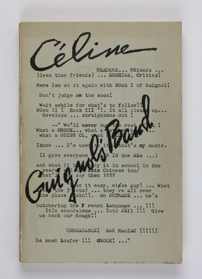 Guignol's Band Celine, Louis-Ferdinand: