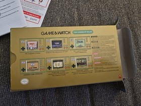 Nintendo Game & Watch Legend of Zelda  Vintage Handheld VideoGame Clock BOX ONLY