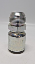 Parker 1" Male JIC 37  to 3/4" Hose Straight Hydraulic Fitting 10343-16-12